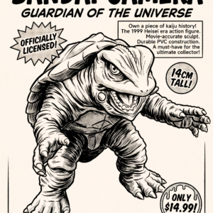 Bandai Gamera 1999 Heisei Kaiju 14cm Action Figure - Guardian of the Universe, New!
