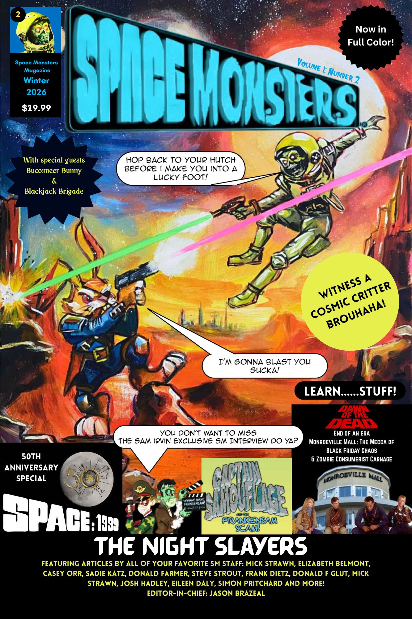 Space Monsters Magazine #2 Limited Edition Signed Hardcover
